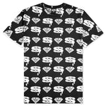 Diamonds and Dollars S/S Tee - Black
