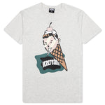 Flag S/S Tee - Light Heather Grey