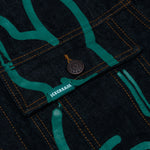Leg Down Jacket - Raw Blue