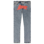 Neon Cherry Jean - Light Wash