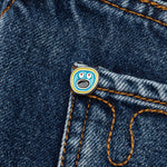 Pink Jean Short - Dark Blue