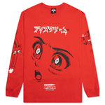 Shocked L/S Knit - Fiery Red