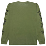 International Crew Pigment Dyed L/S Tee - Olive