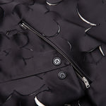 Duchess Satin Jacket With Cut-Out Detail - Black