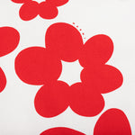 Red and White Dillies Print Jacket - Crimson