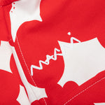 Red and White Dillies Print Jacket - Crimson