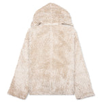 Shaggy Fleece Faux Fur Jacket - Glass