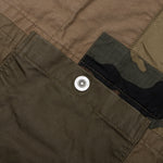 Patchwork Liner Jacket - Khaki Mix
