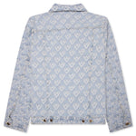 Jacquard Denim Jacket - Washed Indigo