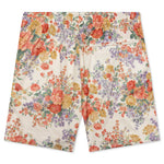 Practice Shorts - Ivory Tuscan Floral