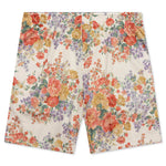 Practice Shorts - Ivory Tuscan Floral