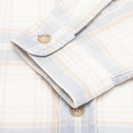 Hemi Oversized Shirt - Ivory/Blue