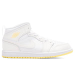 Jordan 1 Mid (PS) - Sail/Lt Laser Orange/White
