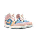 Jordan 1 Mid SS (PS) 'Zen' - Aegean Storm/Hemp/Pink Oxford