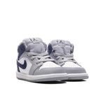 Jordan 1 Mid (TD) - White/Midnight Navy/Wolf Grey
