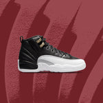 Air Jordan 12 Retro (GS) "Playoff" - Black/Varsity Red/White