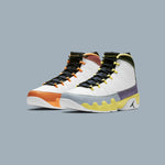Women's Air Jordan 9 Retro "Change The World" - White/Cactus Flower