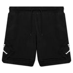 Essential Fleece Diamond Short - Black/White