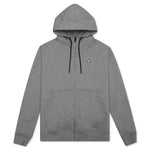 Essential Fleece Full-Zip Hoodie - Carbon Heather