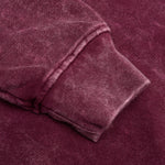 Essential Washed Fleece Hoodie - Cherrywood Red