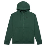 Essential Fleece Full Zip Hoodie - Noble Green