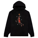 Essential Graphic Fleece Hoodie - Black