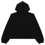 Essential Women's Fleece Hoodie - Black/Gym Red