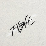 Flight Essentials '85 L/S T-Shirt - Oatmeal Heather/White