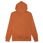 Flight Heritage Washed Fleece Pullover Hoodie - Dark Russet