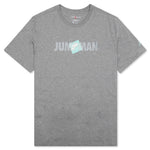 Jumpman Classics S/S T-Shirt - Carbon Heather/White