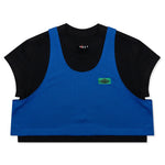 Jordan x Aleali May Women's Layered Top - Black/Game Royal