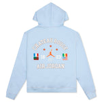Jordan x Maison Chateau Rouge Fleece Hoodie - Celestine Blue