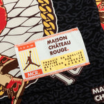 Jordan x Maison Chateau Rouge S/S AOP Tee - Black/Sail/Orange