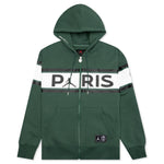 Jordan x Paris Saint-Germain Full-Zip Fleece Hoodie - Noble Green