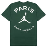Jordan x Paris Saint-Germain Logo T-Shirt - Noble Green/White