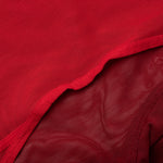 Jordan x Teyana Taylor Women’s Long-Sleeve Mesh Top - Gym Red/Team Red