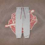 Jordan x Teyana Taylor Women’s Fleece Pants - Dark Grey Heather/Team Red