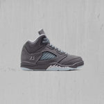 Air Jordan 5 Retro 'Wolf Grey' (PS) - Light Graphite/White/Wolf Grey