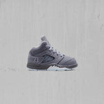 Air Jordan 5 Retro 'Wolf Grey' (TD) - Light Graphite/White/Wolf Grey
