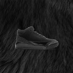 Air Jordan 3 Retro 'Black Cat' (PS) - Black/Dark Charcoal/White