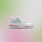 Air Jordan 4 Retro 'Valentine's Day' (PS) - White/Medium Soft Pink/Half Blue