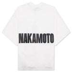 Jumbo Font Oversized Tee - White
