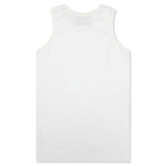 Waffle Knit Singlet Tank Top - White