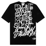 Educate T-Shirt - Black/White