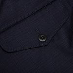 Wool Trousers - Navy