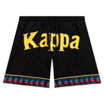 222 Banda Calabash Swim Shorts - Black/Fuchsia/Blue