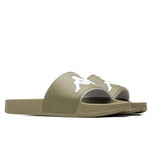 Authentic Adam 2 Slides - Green Olive/White