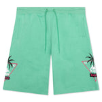 Authentic Falmouth Shorts - Light Green/Black