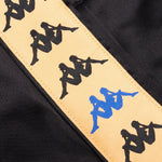 Kid's 222 Banda Deky Trackpants - Black Smoke/Orange Salmon/Blue Princess