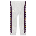 Kid's 222 Banda Deky Trackpants - Grey/Violet Bloom/Yellow